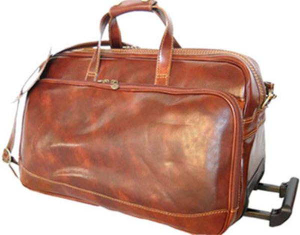 Italian Leather Traveling Bag